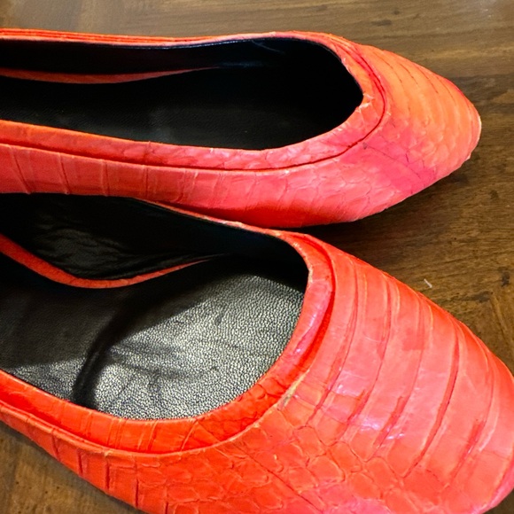 Rachel Roy Coral Leather ballet flats Sz.10 NWTs - Picture 4 of 10